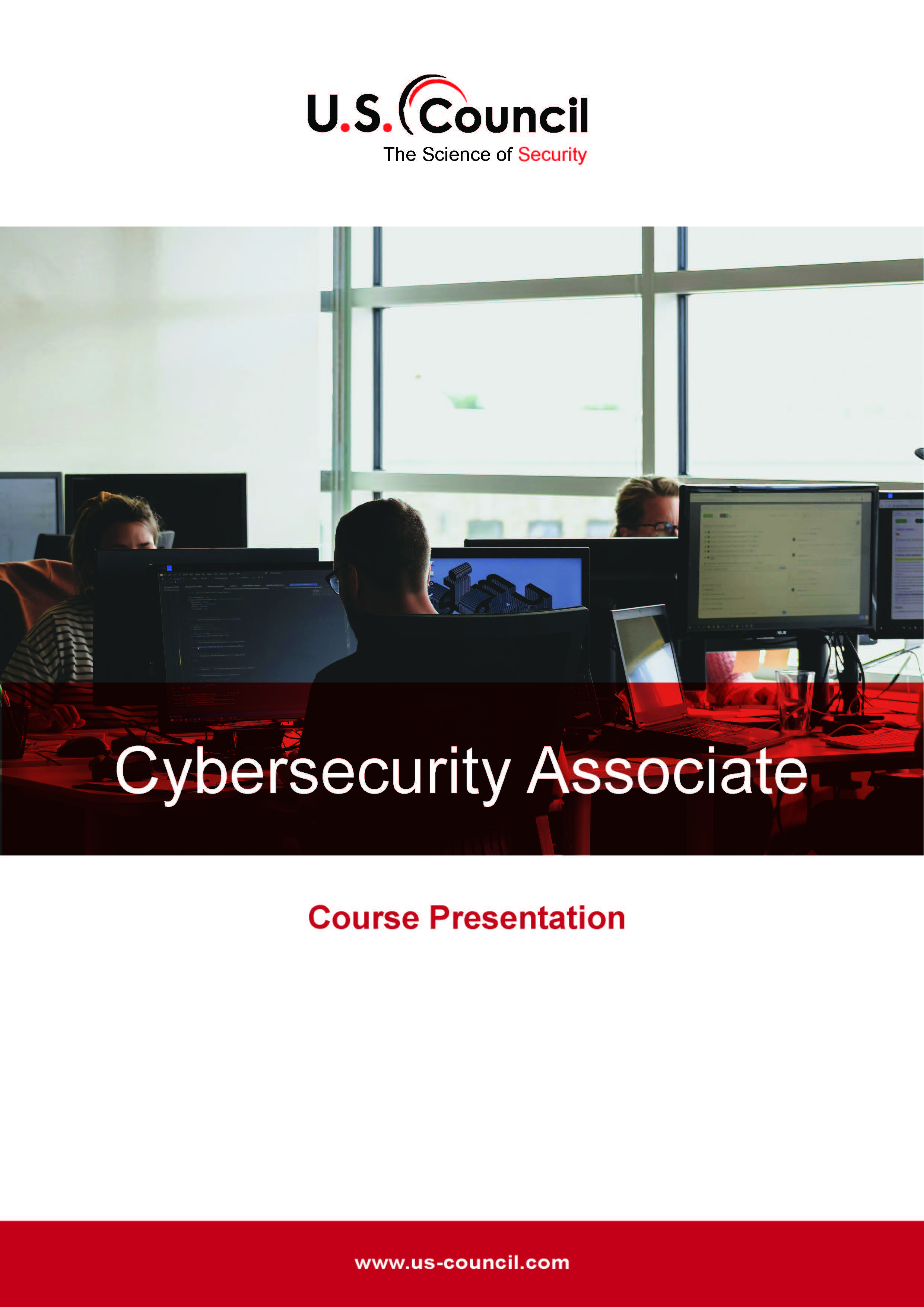 Cybersecurity SOC Analyst Course Presentation eBook front cover.