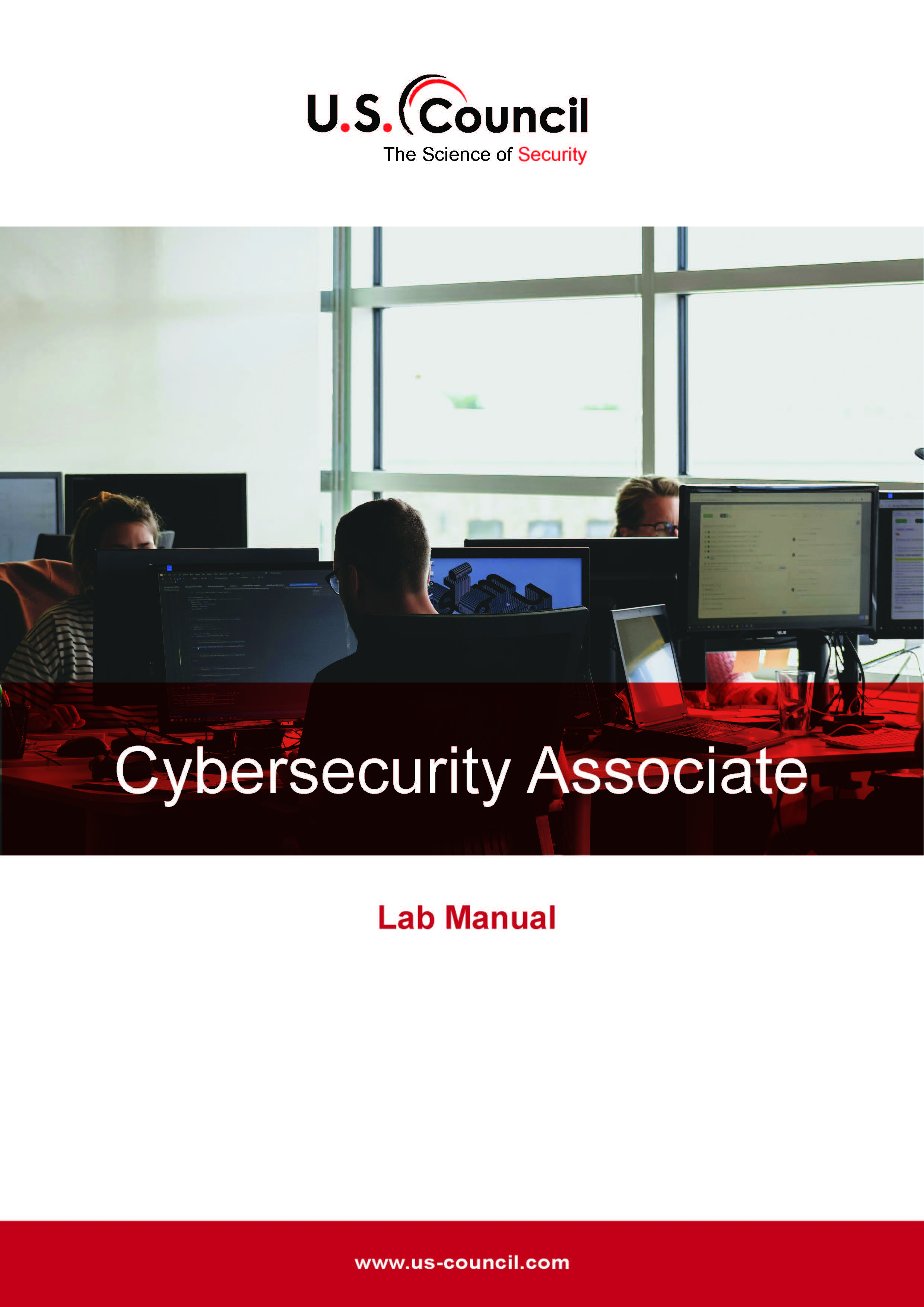 Cybersecurity SOC Analyst Lab Manual eBook front cover.