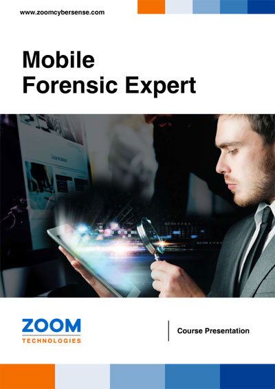 Mobile Forensic Expert course presentation eBook cover image